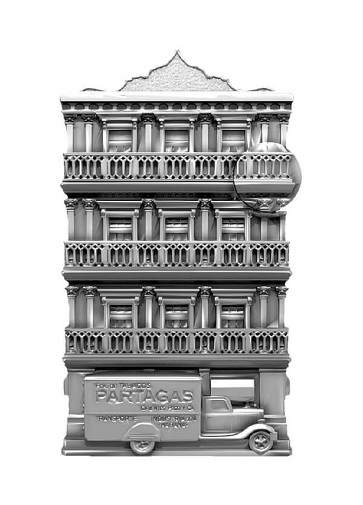 S.T. Dupont Atelier Haute Creation Jewelry Partagás Le Grand Çakmak - Sigara Seti 023066PAL