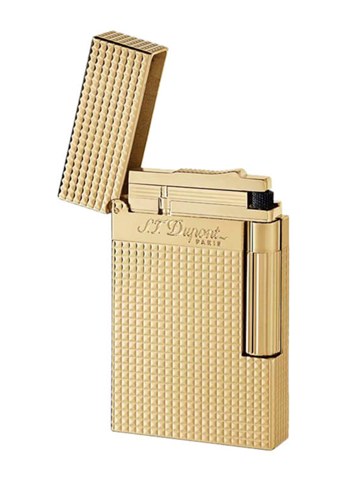 S.T. Dupont Gold Diamond Head Çakmak 16284