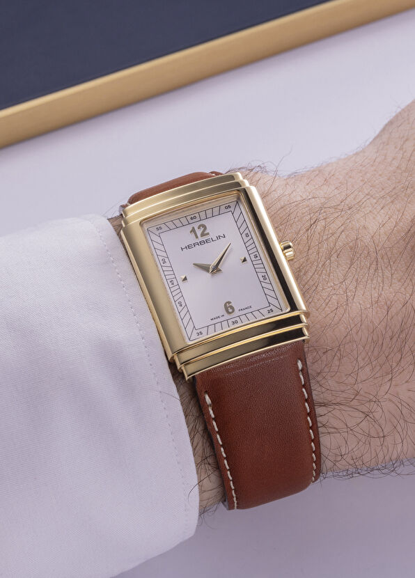 Art Deco 1925’s 17567P22GD Altın Sarısı Erkek Kol Saati