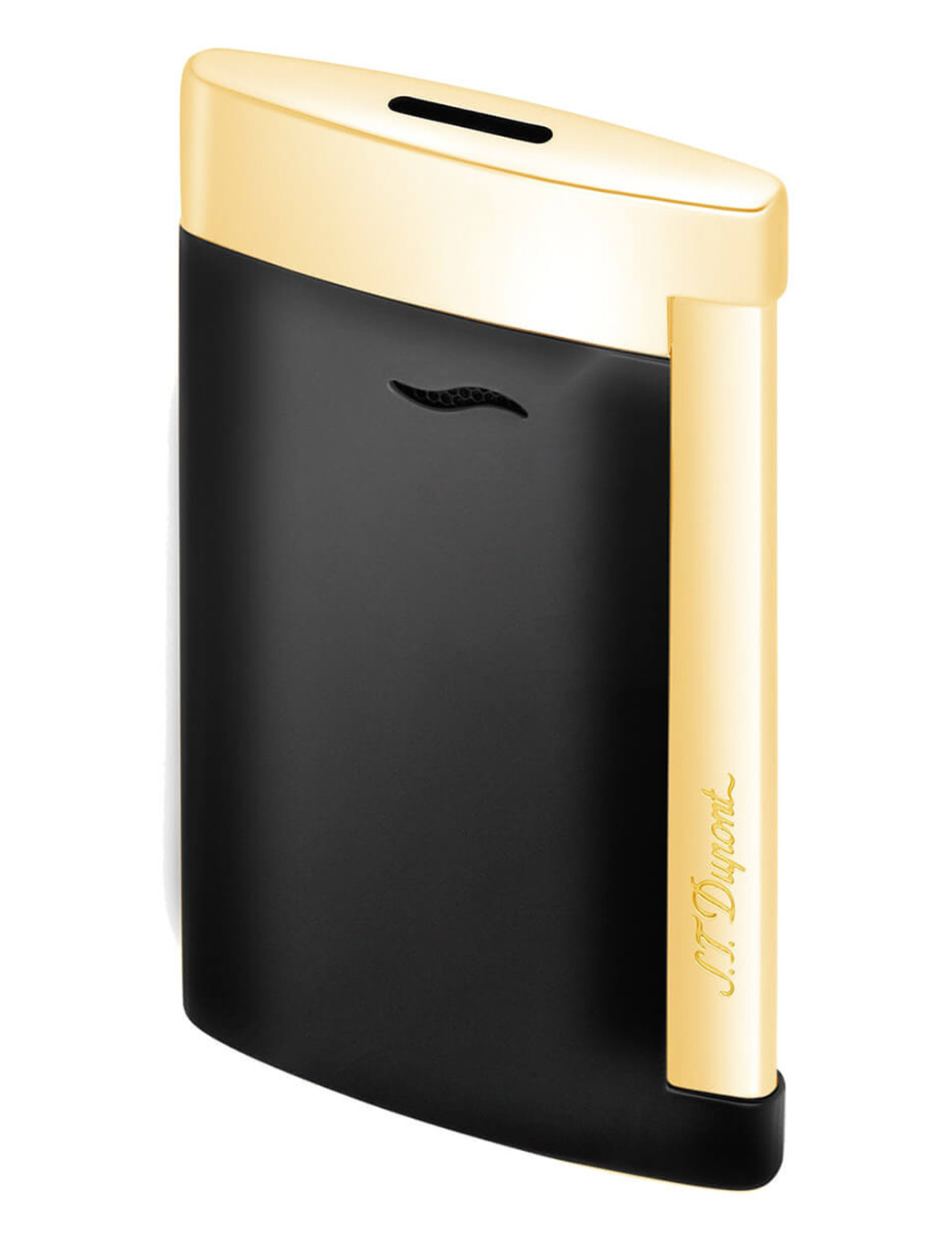 S.T. Dupont Slim 7 Siyah ve Altın Kaplama Çakmak 27708