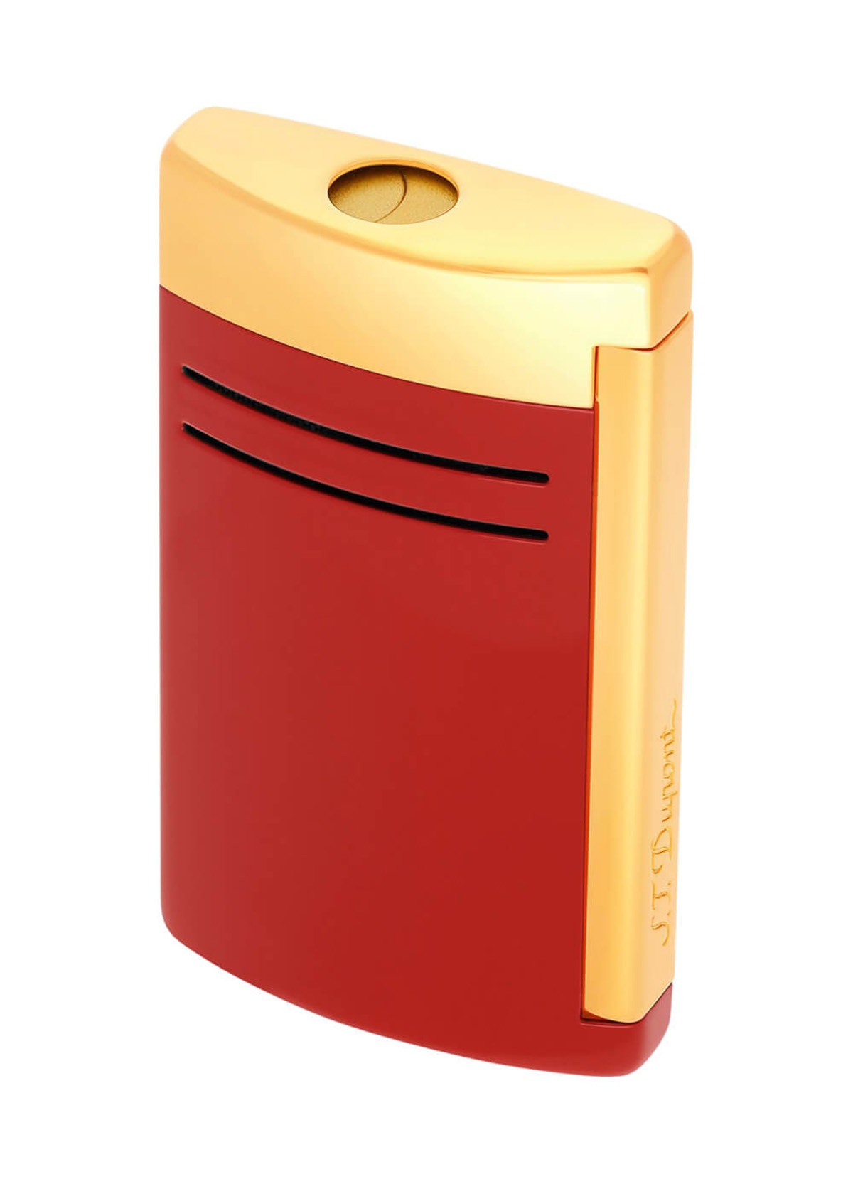 S.T. Dupont Maxijet Bordo ve Altın Çakmak 20174
